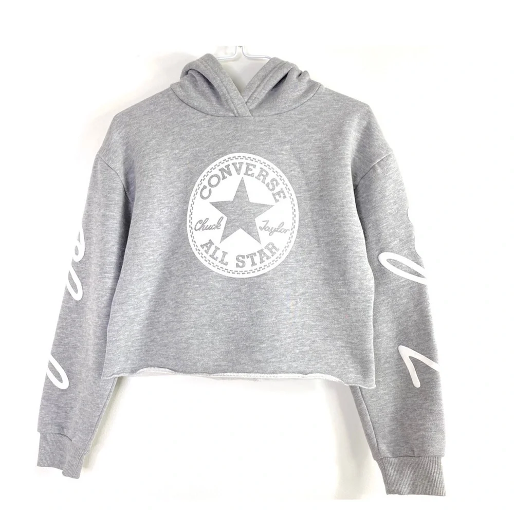 Converse Signature Chuck Patch Crop Pullover Hood